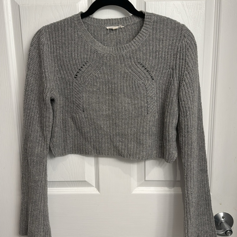 Cotton Candy LA Women’s Cropped Knit Long-sleeve Top